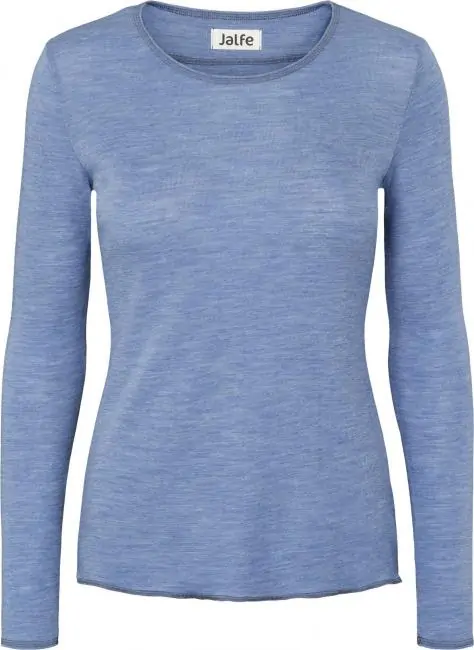 Shirt Wool  - Lichtblauw