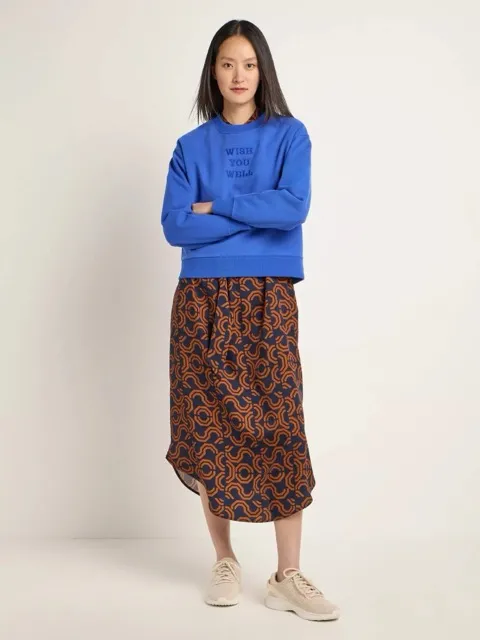 Statement Sweatshirt - Cobalt blauw - Afbeelding 2